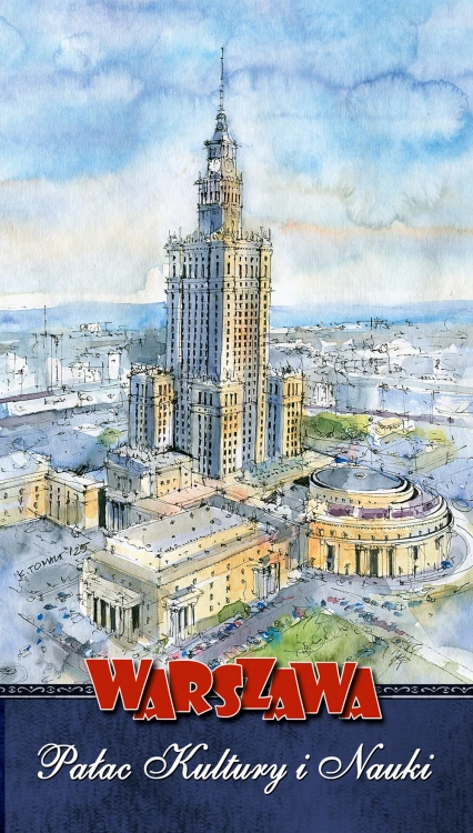 Awers okładki notesu A6 Warszawa 10