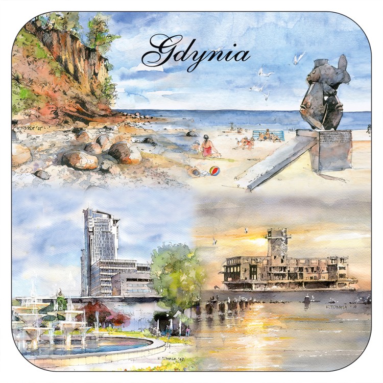 Korkowa podkładka pod kubek Gdynia