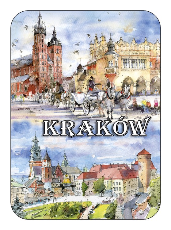 Magnes prostokątny Kraków 501.