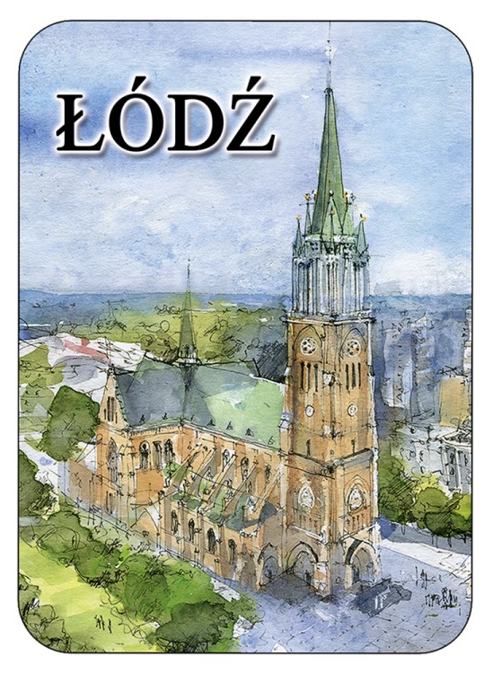 Magnes prostokątny Łódź 441.