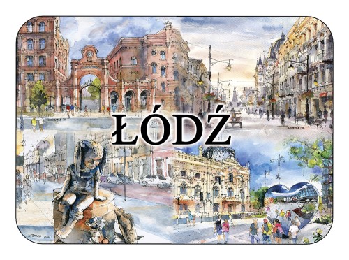 Magnes prostokątny Łódź 501.