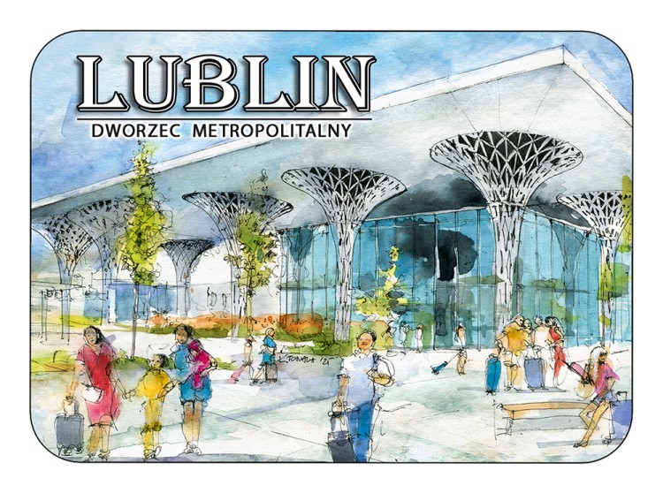 Magnes prostokątny Lublin 401.