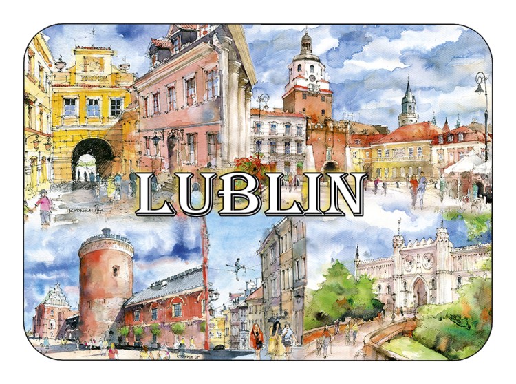 Magnes prostokątny Lublin 501.