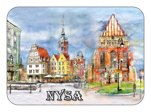 Magnes prostokątny Nysa 401.