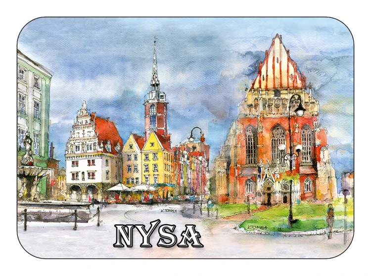 Magnes prostokątny Nysa 401.