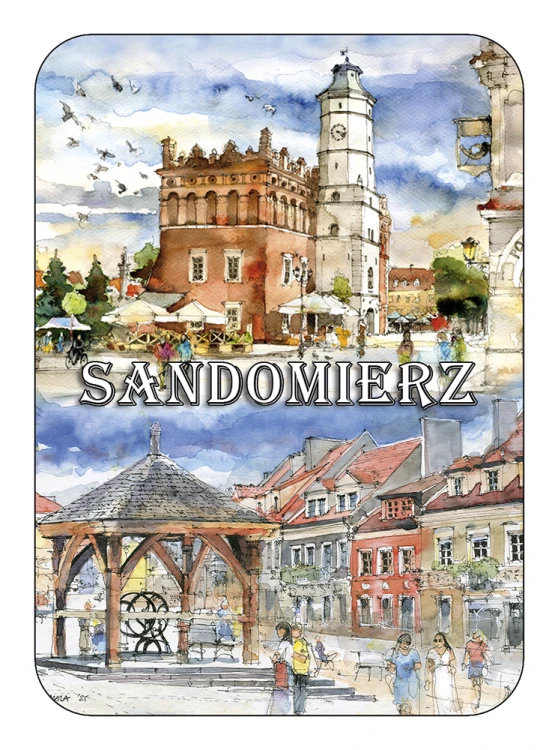 Magnes prostokątny Sandomierz 501.