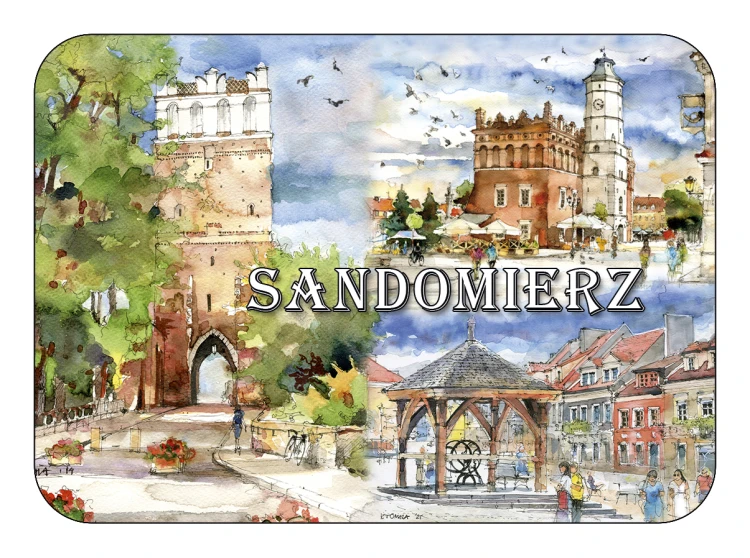 Magnes prostokątny Sandomierz 502.