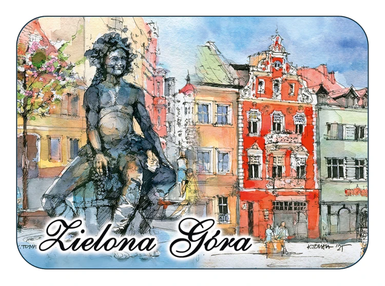 Magnes prostokątny Zielona Góra 501.