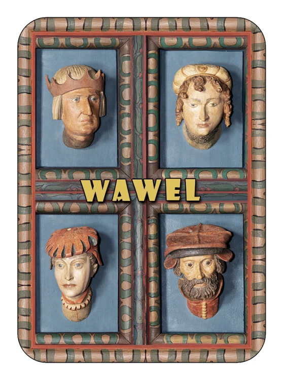 Magnes prostokątny Głowy Wawelskie 501.