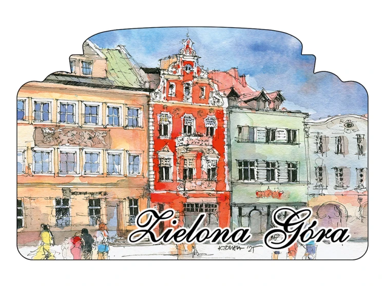 Magnes szarfa Zielona Góra 203