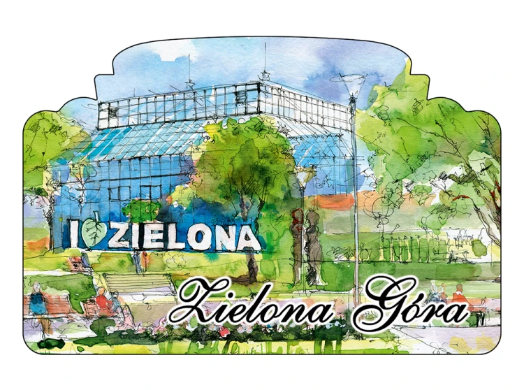 Magnes szarfa Zielona Góra 205