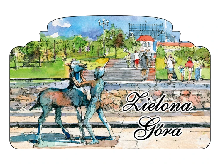 Magnes szarfa Zielona Góra 206