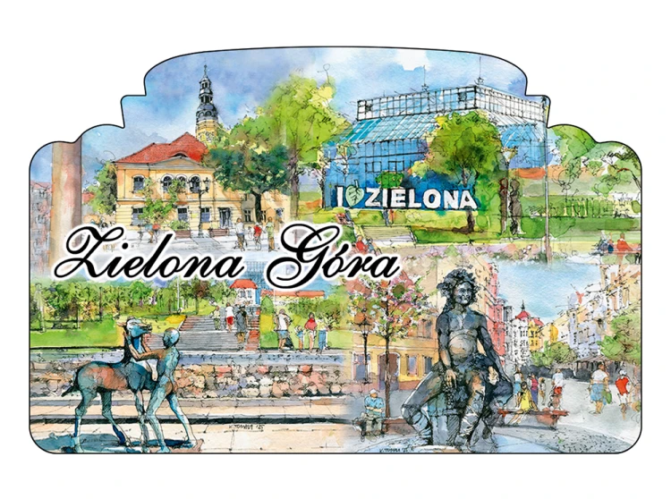 Magnes szarfa Zielona Góra 301
