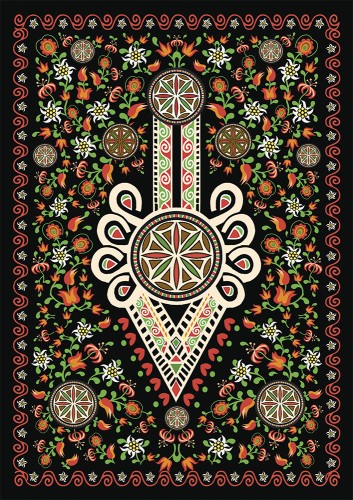 Okładka notesu folk 107