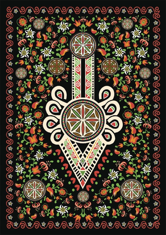 Okładka notesu folk 107