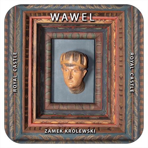 Podkładka korkowa z Głowami Wawelskimi.