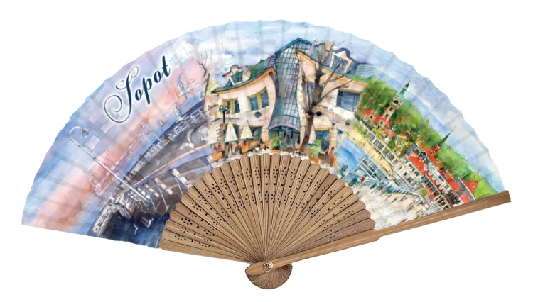 Rozłożony wachlarz Sopot.