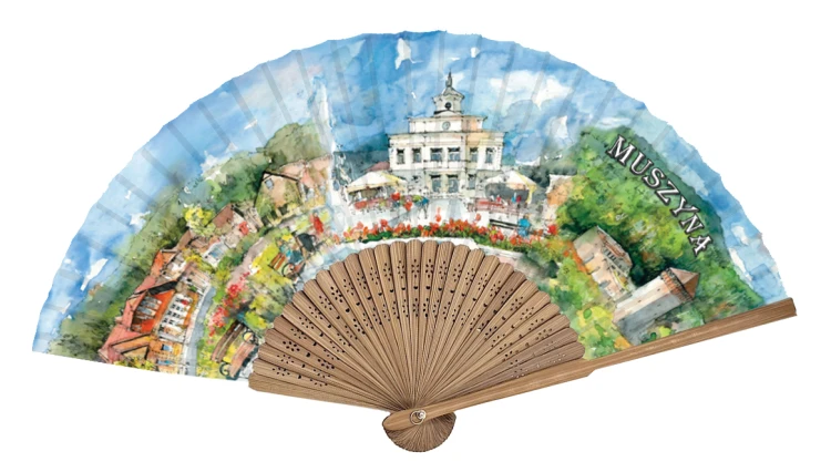 Rozłożony wachlarz Muszyna.