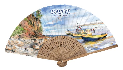 Rozłożony wachlarz Bałtyk.