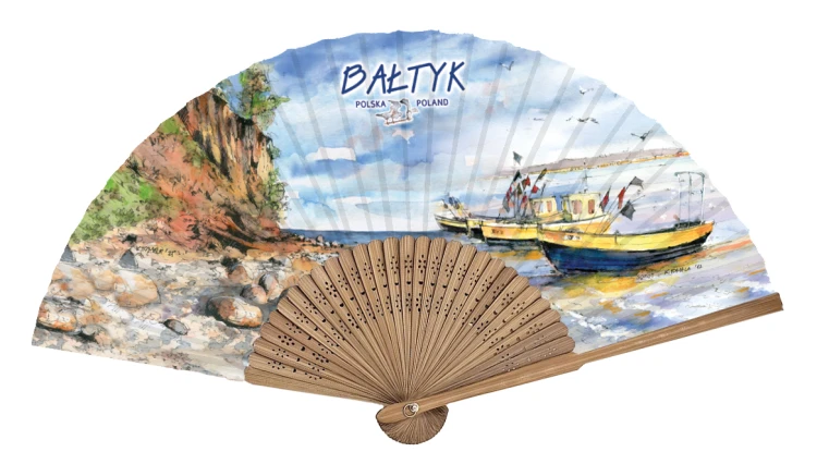 Rozłożony wachlarz Bałtyk.