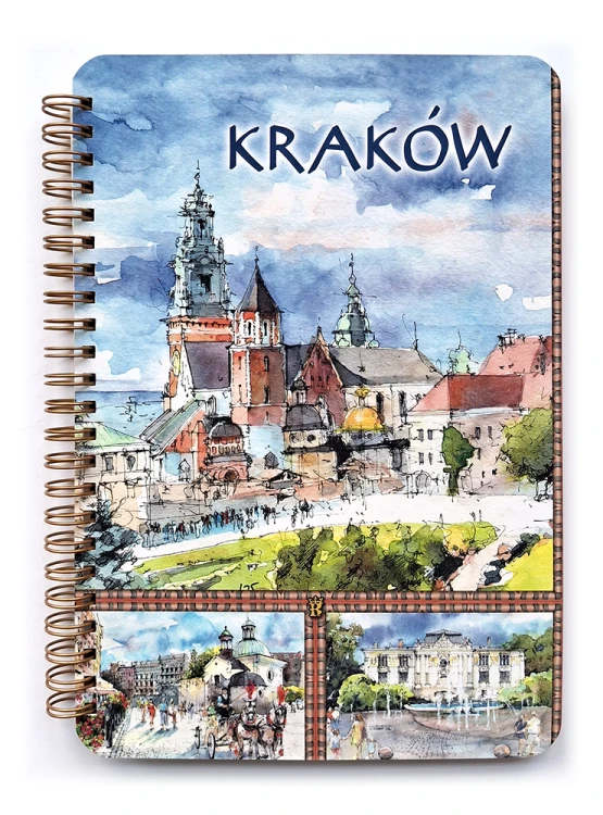Wizualizacja kołonotatnika A5 Kraków 01.