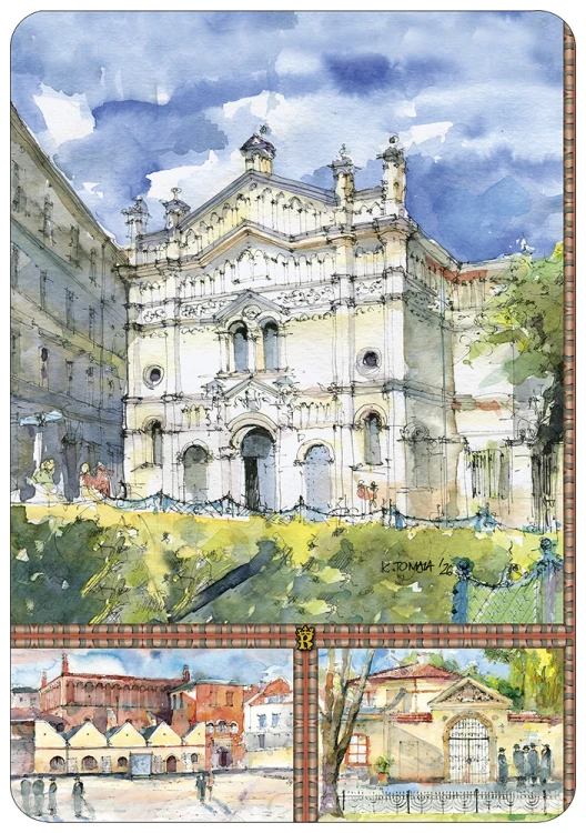 Trzecia strona okładki kołonotatnika A5 Kraków 01.