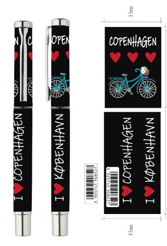 Wizualizacja długopisu żelowego Kopenhaga 03.