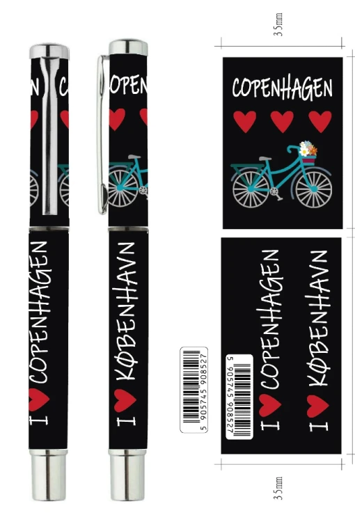 Wizualizacja długopisu żelowego Kopenhaga 03.