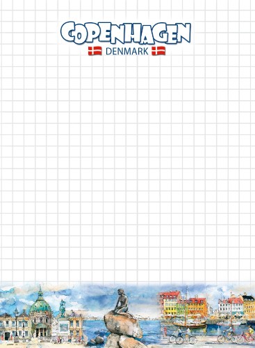 Mały notes magnetyczny Kopenhaga 04.