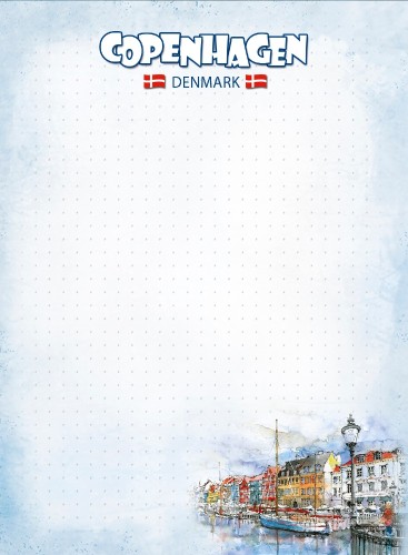 Mały notes magnetyczny Kopenhaga 03.