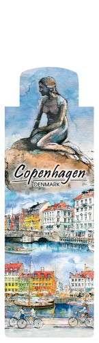 Awers zakładki magnetycznej Kopenhaga 01.