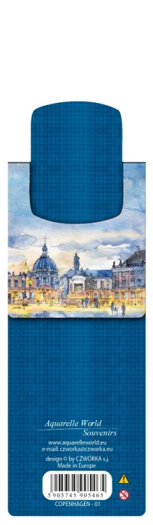 Rewers zakładki magnetycznej Kopenhaga 01.