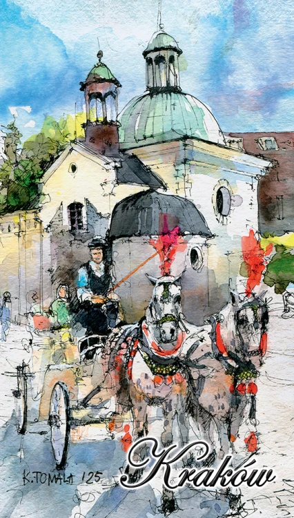 Okładka notesu A6 Kraków 14