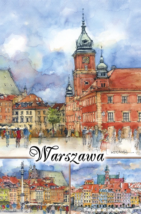 Okładka notesu B6 Warszawa 07