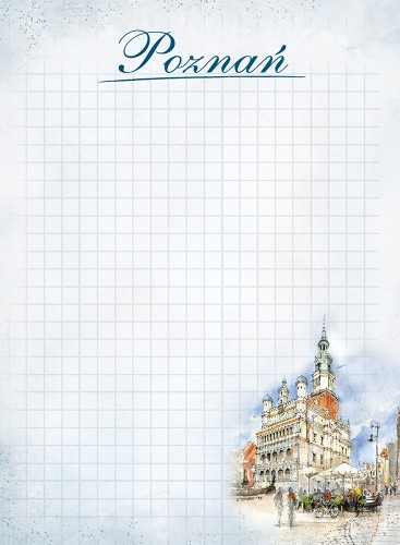 Notes magnetyczny mały Poznań 04