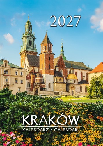 Okładka kalendarza B5 Kraków w fotografii 2027.